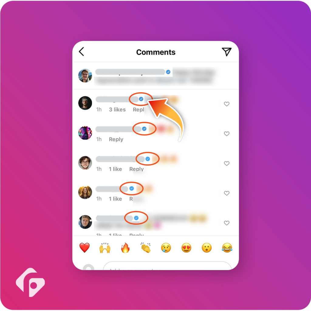 Instagram Verified Comments