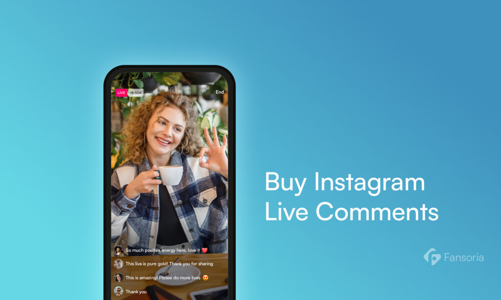 Comprar comentários ao vivo no Instagram