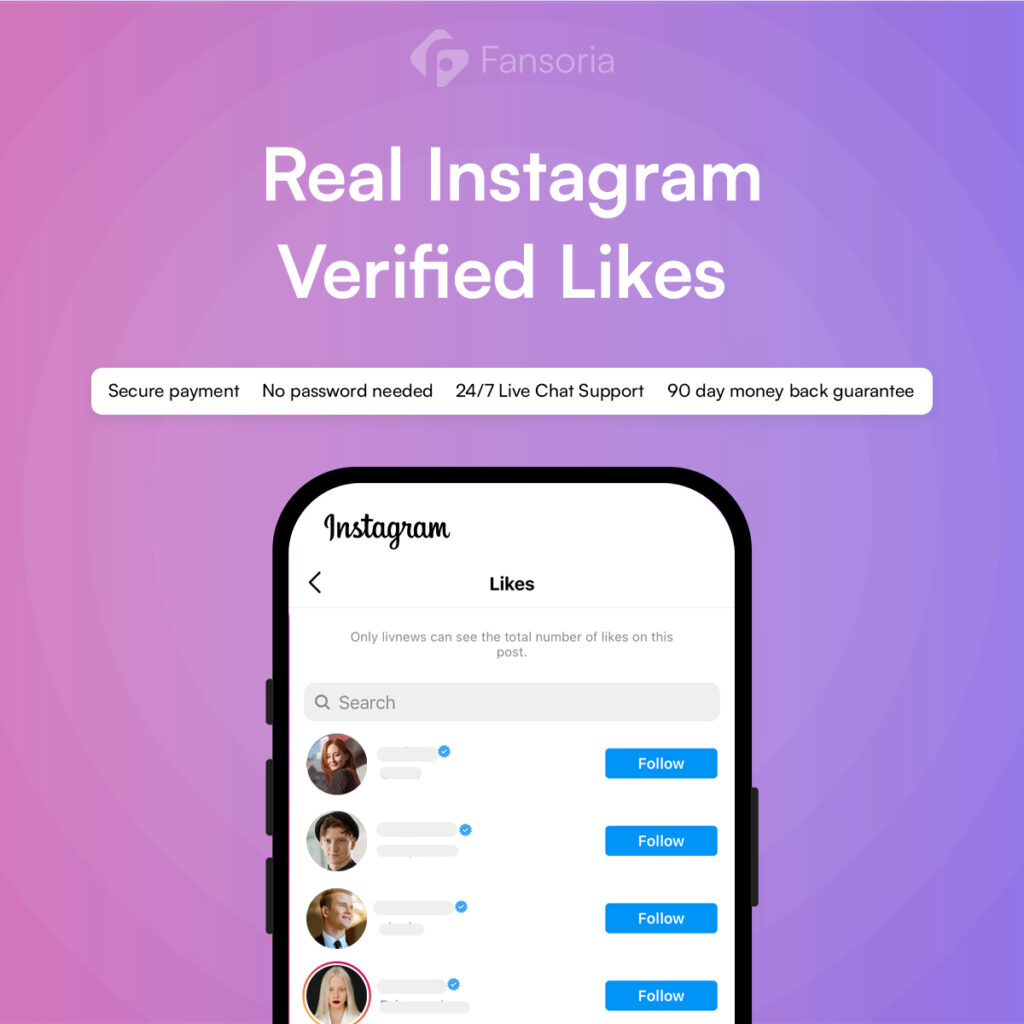 Instagram verificerede likes