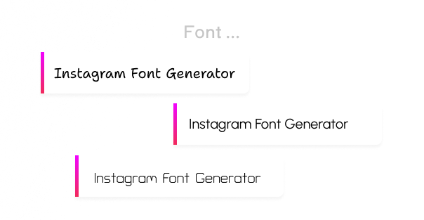 Generatore di font per Instagram