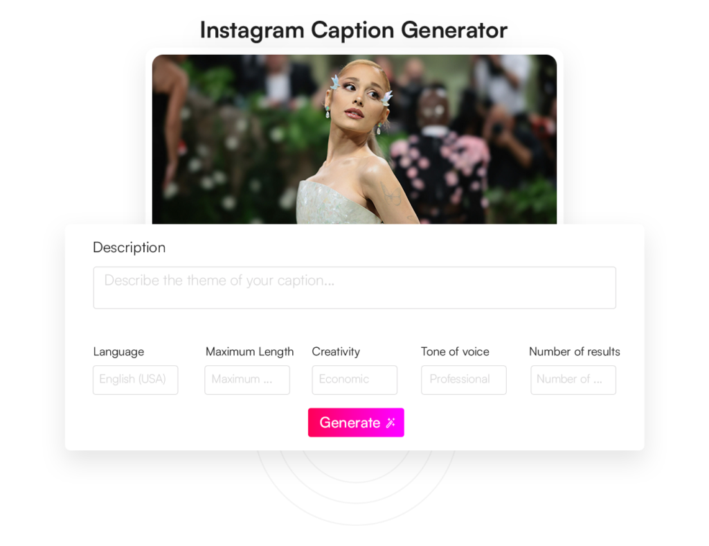 Instagram Caption Generator